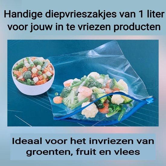 Ziplock diepvrieszakjes groot