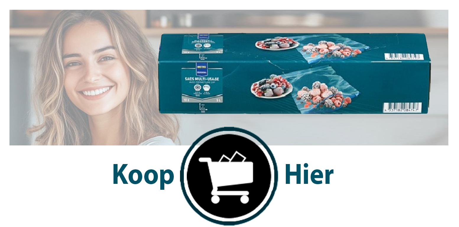 Stevige Ziplock Diepvrieszakjes - Call to action